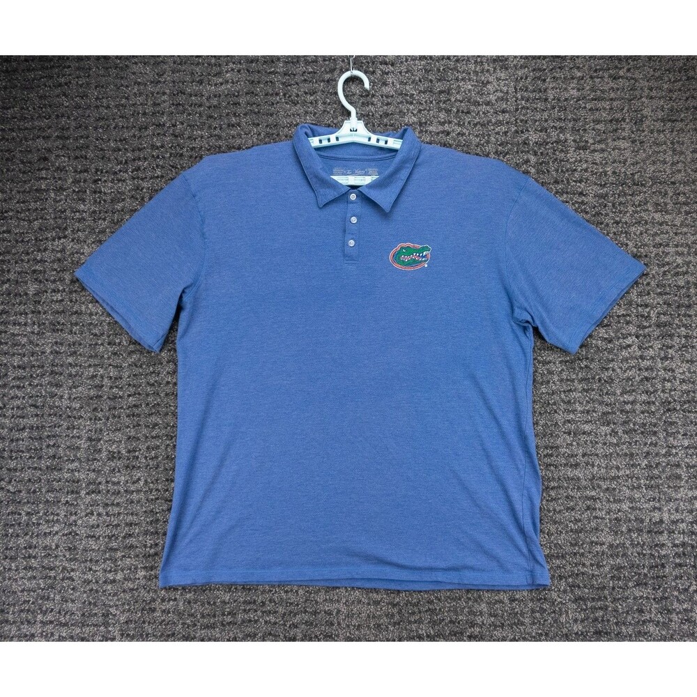 University Of Florida Gators Shirt Mens 2XL Blue Jersey Polo The Victory UF Golf
